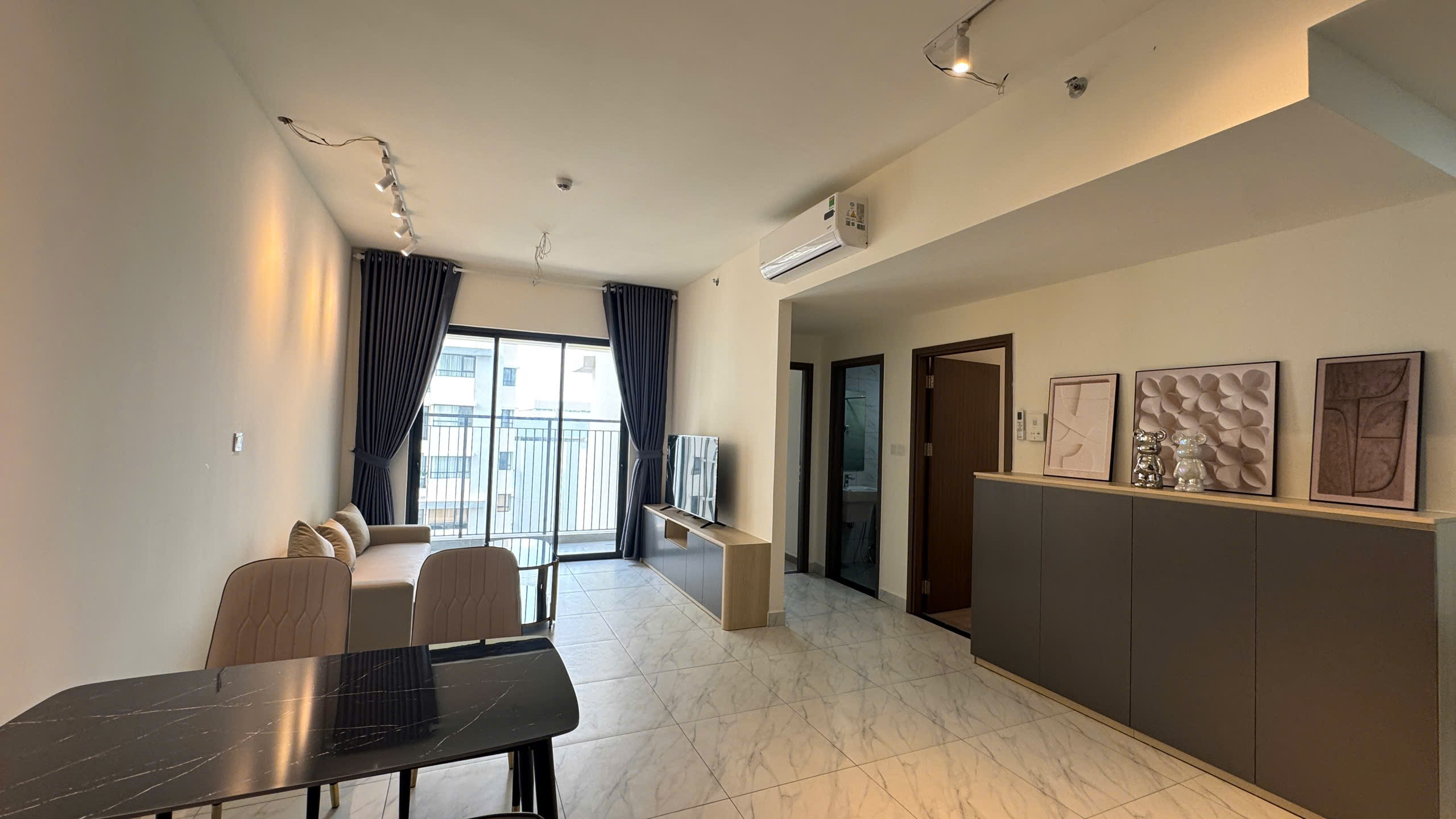 CHO THUÊ CĂN 2PN THÁP D1 | HABITAT TẦNG TRUNG – FULL NT XỊN XÒ